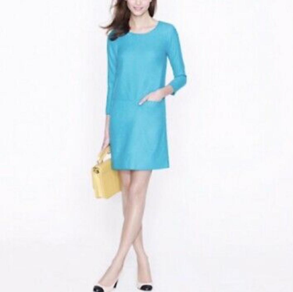 J. Crew Jules Wool Shift Dress